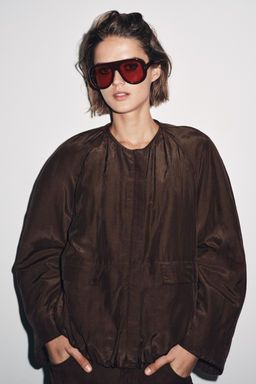ZW COLLECTION PADDED POCKET JACKET - Zara фото 5