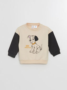 101 Dalma?yal? Bask?l? Erkek Bebek Sweatshirt ve E?ofman Alt 2li Tak?m - Waikiki фото 2