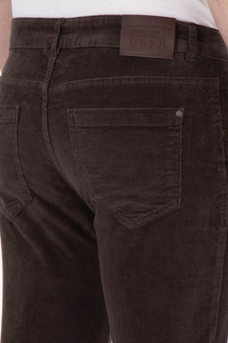 Мужские коричневые брюки из плотной ткани Неожиданная скидка в корзине - U.s. polo assn фото 6