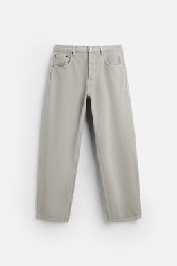 FLORAL PRINT STRAIGHT-LEG JEANS - Zara фото 6