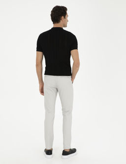 Брюки из плотной ткани узкого кроя Stone - Cacharel фото 4