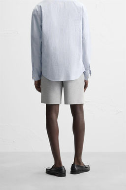TEXTURED COMFORT BERMUDA SHORTS - Zara фото 32