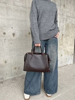 Женская кожаная сумка тоут 3120 Кофе - Sergio valentini фото 12