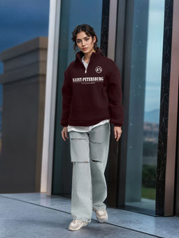 Толстовка женская с зип-воротником Saint Petersburg - Yollochka фото 2