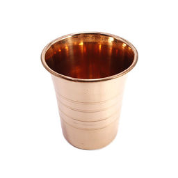 Медный стакан для настаивания медной воды d-8см h-9см 300ml - Сандаловый дом фото 2