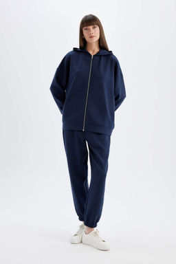 Спортивные брюки из ткани для дайвинга стандартной посадки с карманами - Defacto фото 2