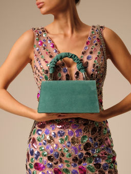 Сумка замшевая Deboro 30715 минт