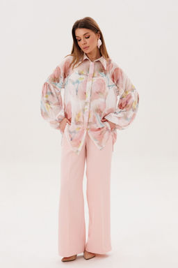 Блуза AmberA 1142 пудра