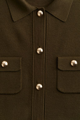 Cardigan de manga corta - H&m фото 6