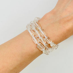 Бусины для украшений из Горного Хрусталя 40 см