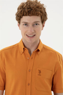 Мужская рубашка с коротким рукавом в плитку - U.s. polo assn фото 2