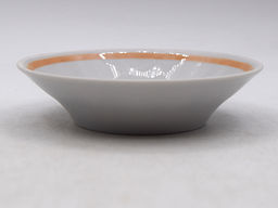 Ф_Блюдце для варенья 110 мм ф89 Лента люстром или краской арт. ДБ_6С0266/1 /ДОБРУШСКИЙ