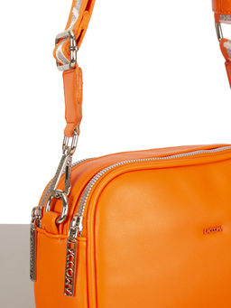 LACCOMA сумка Торри-Ф826-ярко-оранжевый эко кожа хлопок  фото 3