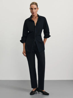 Джинсы straight укороченные / Zarina