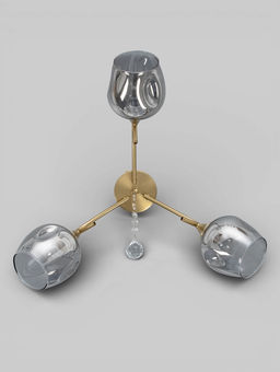 Люстра N6421/3, 3×60 Вт, E27, цвет медный