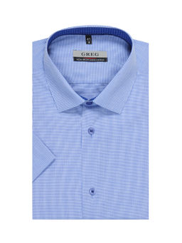 Сорочка мужская короткий рукав GREG 214/101/2239/1p