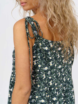 Сарафан женский, цвет зеленый белый