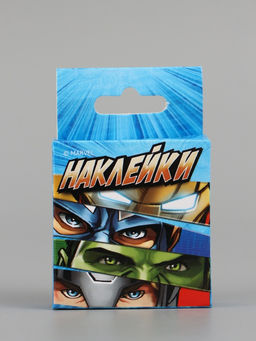 Цена за 2 шт. Наклейки для подарков «Супергерои», 42 штуки в коробке, 3 × 4 см