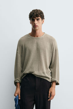 OPENWORK TEXTURED T-SHIRT - Zara фото 2
