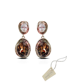 Серьги с кристаллами Swarovski