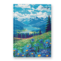 Светоч А238 Артбук (Скетчбук), глянцевая ламинация, блок белый, 7Бц, A5 100 г/м2 сшивка 104 л. 4 шт. Магические краски жизни 01647