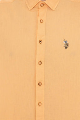 -50% Рубашка мужская оранжевая Uzunkol Basic - U.s. polo assn фото 13