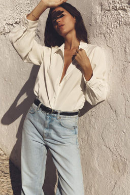 COVERED BUTTON SHIRT - Zara фото 3