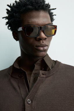 C?RDIGAN REGULAR FIT ALGOD?N / Marr?n - Zara фото 5