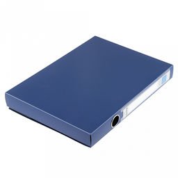 Папка-органайзер (короб) "Архивная" А4 23,4х31х3,5см, пластик, на липучке, цвет синий (Китай)