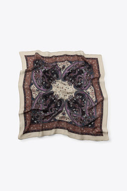 PRINTED SCARF WITH SILK - Zara фото 2