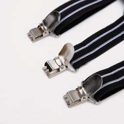 Подтяжки детские, ширина 2.5 см, цвет чёрный - Simaland фото 3