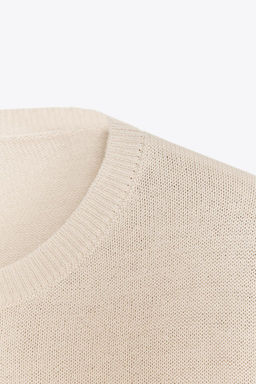 PLAIN WOOL BLEND KNIT SWEATER - Zara фото 8