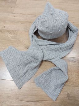 HSW12 КОМПЛЕКТ ТРИКОТАЖНЫЙ (ШАПКА, ШАРФ)