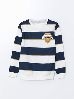 Bisiklet Yaka Erkek ?ocuk Sweatshirt