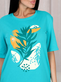 IV-CAPRIZ Эльвина - туника бирюзовый