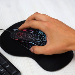 Мышь Windigo MB-2.4, игровая, оптическая, подсветка, покрытие soft-touch, 1.3 м