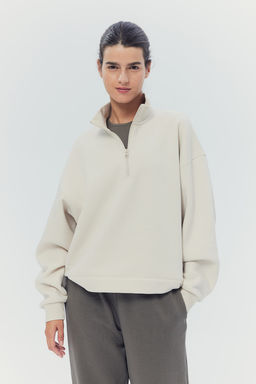 Zip-top sports sweatshirt - H&m фото 3