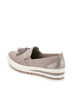 Marco Tozzi Туфли с декоративными кисточками р.37 серо- корич.