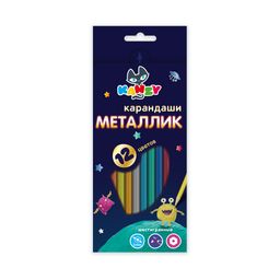 KANZY Набор карандашей металлик Мои карандаши MCP-3012 заточенный 8 х 12 цв