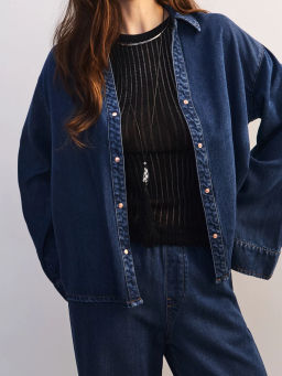 Джинсовая рубашка из тенселя ZR2605092357-104 / Zarina