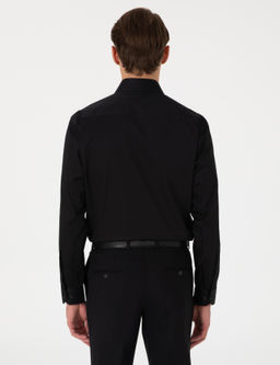 Siyah Regular Fit Uzun Kollu Basic G_mlek - Pierre cardin фото 5