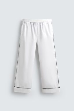 LIMITED EDITION PYJAMA SET WITH CONTRAST PIPING - Zara фото 11