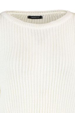 Ekru Crop Genis Kal?p Ispanyol Kol Triko Kazak TWOAW20KZ0743