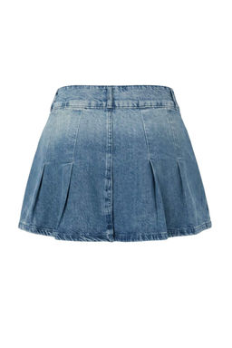 Mavi %100 Pamuk Bel Detayl_ Pileli Mini Denim Etek TWOAW27ET00034 - Trendyolmilla фото 7