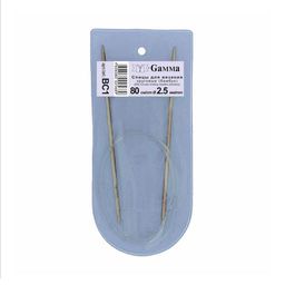Спицы GAMMA круговые BC1 бамбук d 2.5 мм 80 см 1 шт