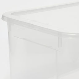 Ящик для хранения «Кристалл XS Plus», 16 л, 38.9×27.5×21.5 см, с крышкой, прозрачный