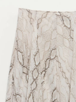 Юбка миди со змеиным принтом / Zarina фото 4