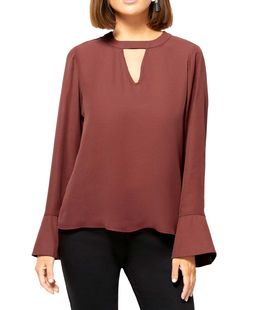 Блузка, коричневая - Linea tesini фото 3