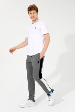 Мужские спортивные штаны антрацитового меланжа - U.s. polo assn фото 3