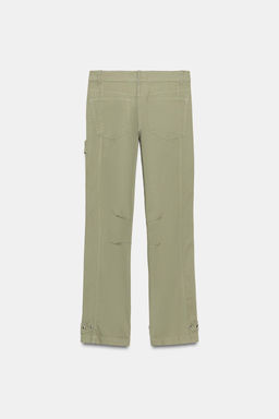 STRAIGHT-LEG CARGO TROUSERS - Zara фото 10